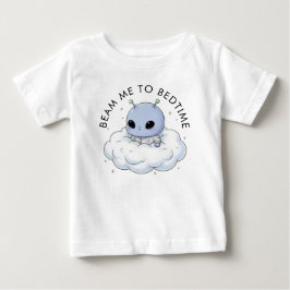 小さな赤ちゃんエイリアンTシャツ ベビーTシャツ