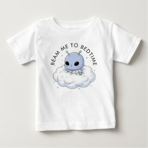 小さな赤ちゃんエイリアンTシャツ ベビーTシャツ