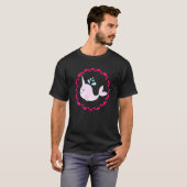 小さな赤ちゃんクジラの周りの小さな魚たち Tシャツ (正面フル)