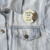 小さな赤ちゃんシャワーのおばあちゃん 缶バッジ (インサイチュ)