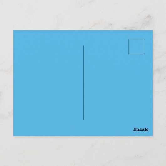 小さな赤ちゃんシャワーの招待状 ポストカード (裏面)