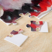 小さな赤フクロウ ジグソーパズル (側面)