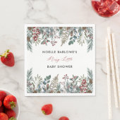 小さな赤メリーちゃんシャワー紙ナプキン スタンダードランチョンナプキン (インサイチュ)