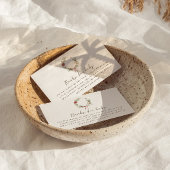 小さな赤メリーちゃんシャワー赤い弓ブーケ囲い エンクロージャーカード