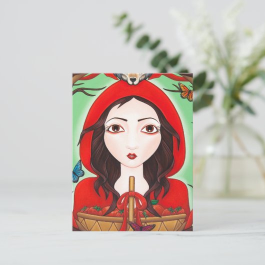 小さな赤 ポストカード (スタンド正面)