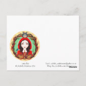 小さな赤 ポストカード (裏面)