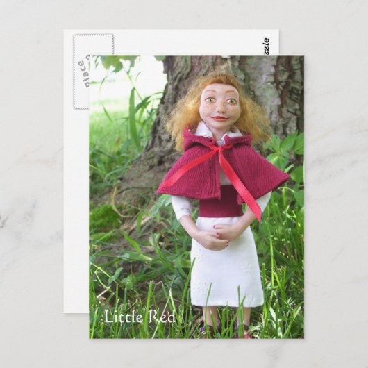 小さな赤 ポストカード (正面/裏面)