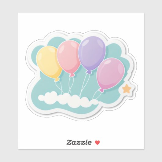 小さな足で第一歩を踏み出す1歳の誕生日 シール (シート)