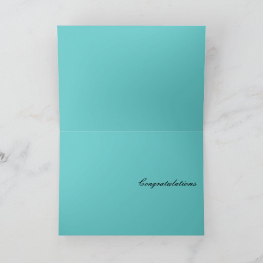 小さな足 – 家族の誕生の新生児挨拶 カード (内部)