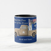 小さな軍隊トラックと空力くるみ割り マグカップ (中央)