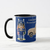 小さな軍隊トラックと空力くるみ割り マグカップ (左)