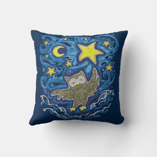 小さな輝く星 クッション (裏面)