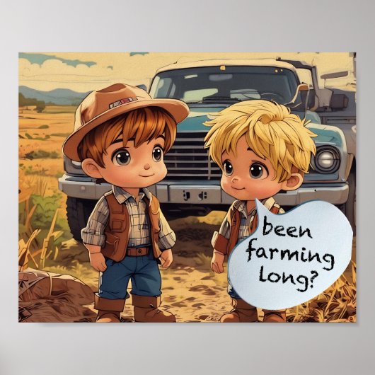 小さな農家少年 – 長いファーミグだった? ポスター (正面)