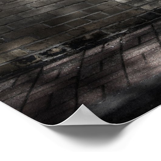 小さな通りNo 11色版 ポスター (角)