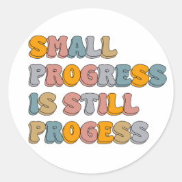 小さな進捗がまだ進行している ラウンドシール