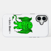 小さな邪悪な悪魔 iPhoneケース (裏面横)