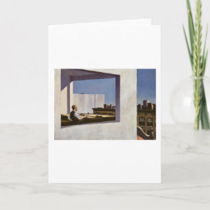 小さな都市のオフィス – エドワード・ホッパー カード