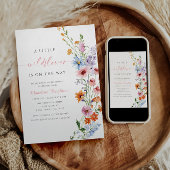 小さな野の花が咲くお知らせ 招待状