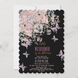 小さな野の花が咲く　ベイビーシャワー#３ 招待状