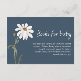 小さな野の花のデイジー　ベイビーシャワーのカード エンクロージャーカード