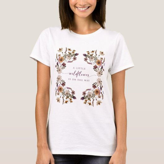 小さな野の花 Tシャツ (正面)