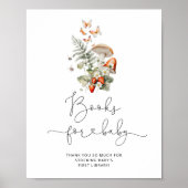 小さな野生のキノコの本のベビーポスター ポスター (正面)