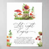 小さな野生のキノコ深夜おむつゲーム ポスター (正面)