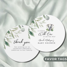 小さな野生の一象の赤ちゃんシャワーパーティー