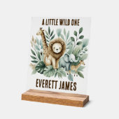 小さな野生の人 アクリルサイン (傾斜)