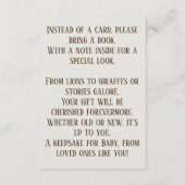 小さな野生の人 エンクロージャーカード (裏面)