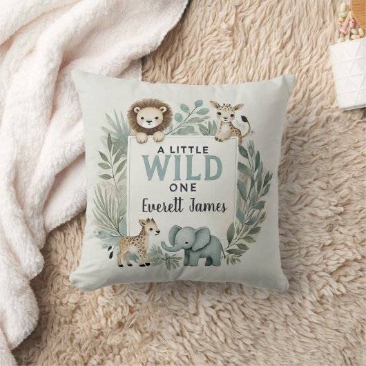 小さな野生の人 クッション (ブランケット)