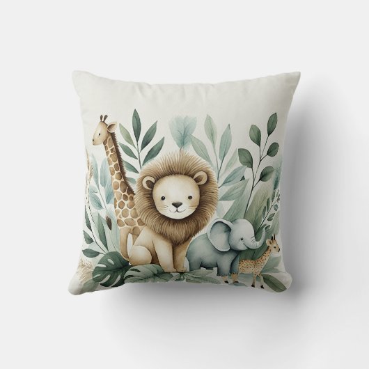 小さな野生の人 クッション (裏面)