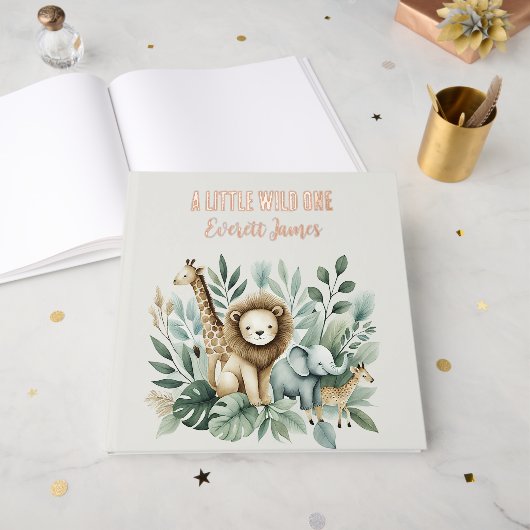 小さな野生の人 ゲストブック (正面見開き)