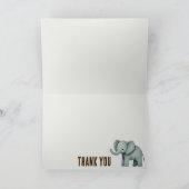 小さな野生の人 サンキューカード (内部)