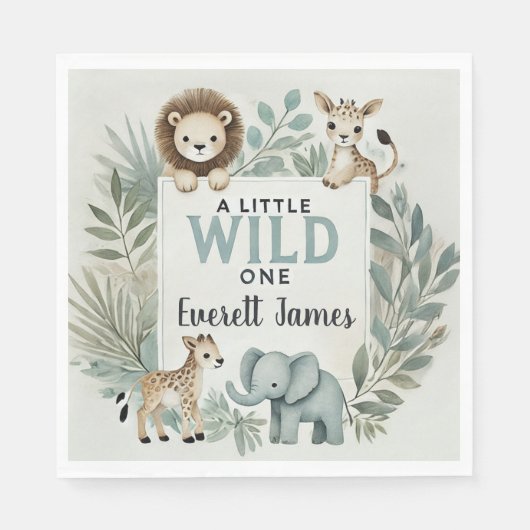 小さな野生の人 スタンダードランチョンナプキン (正面)