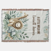 小さな野生の人 スローブランケット (正面)