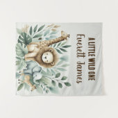 小さな野生の人 タペストリー (正面(横))