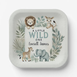 小さな野生の人 ペーパープレート