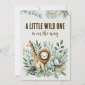 小さな野生の人 招待状 (正面)