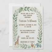 小さな野生の人 招待状 (裏面)