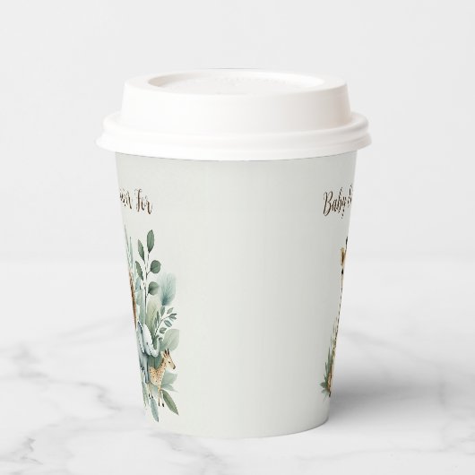 小さな野生の人 紙コップ (左)