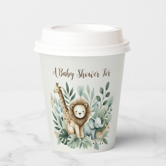 小さな野生の人 紙コップ (正面)