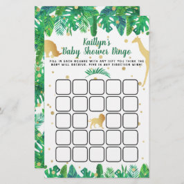 小さな野生の男の子の赤ちゃんシャワービンゴ