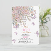 小さな野生の花が開花の赤ちゃんシャワー中 招待状 (スタンド正面)