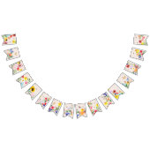 小さな野生の花のママへ蜂の赤ちゃんシャワー バンティングフラッグ (全)