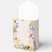 小さな野生の花のママへ蜂の赤ちゃんシャワー フェイバーボックス (見開き)