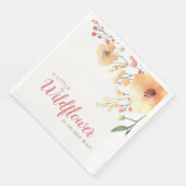 小さな野生の花boho水の色の赤ちゃんシャワー (コーナー)