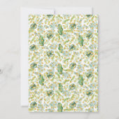 小さな野生の赤ちゃんがやってくる！サファリ動物のシャワープレゼント 招待状 (裏面)