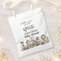 小さな野生の1つのサファリ動物の赤ちゃんシャワー