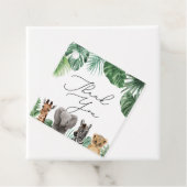 小さな野生の1サファリの赤ちゃんシャワー緑 フェイバータグ (インサイチュ)